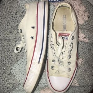 White low top converse